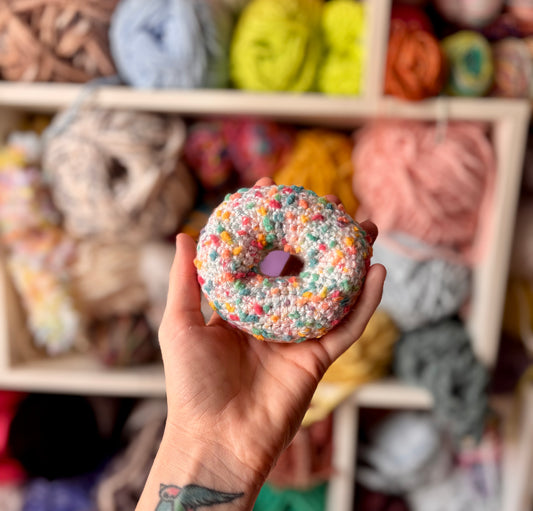 Catnip Fruity Pebble Donut